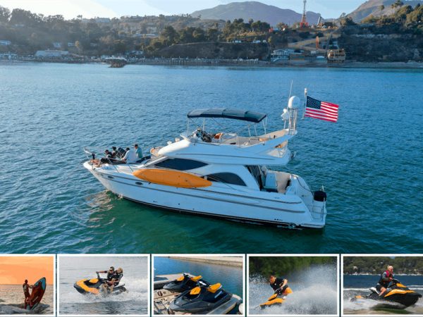 marina del rey yacht jetski combo rental